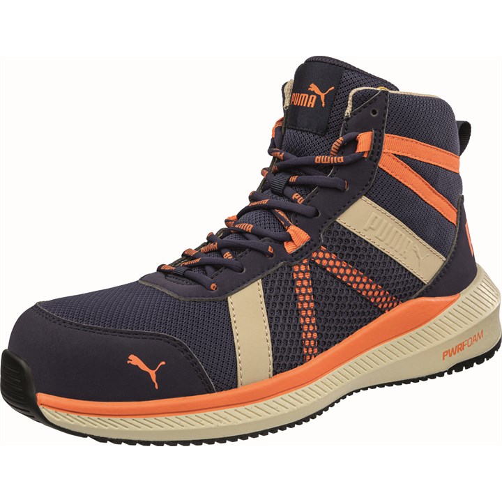 PUMA SAFETY RIVAL BLUE/ORANGE MID S1PS ESD FO HRO SR Alternative Image